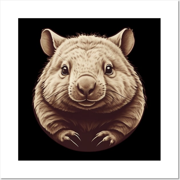 Wombat Wall Art by Trip Tank